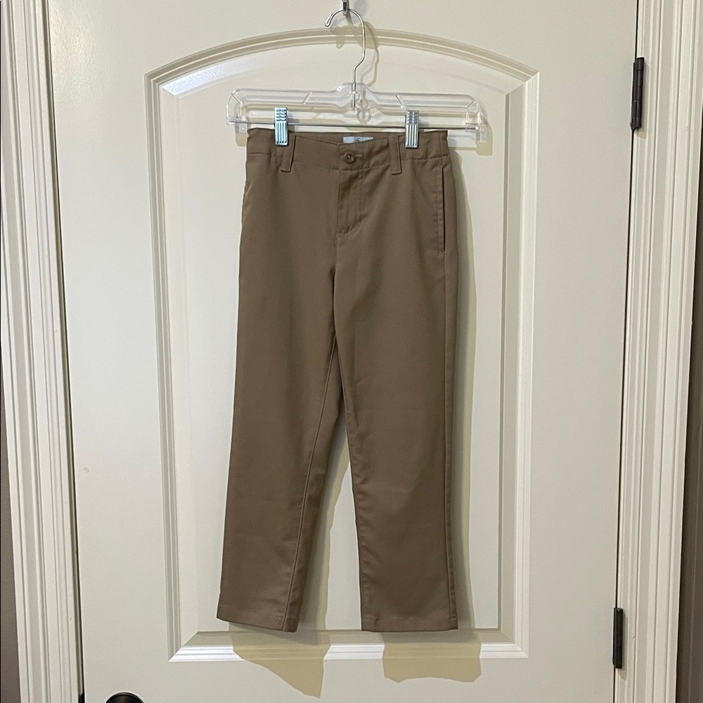 YOUYH Class Club Boys Straight Leg Chino Pants - Brown